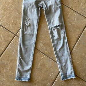 Girls jeans skinny distressed jeans